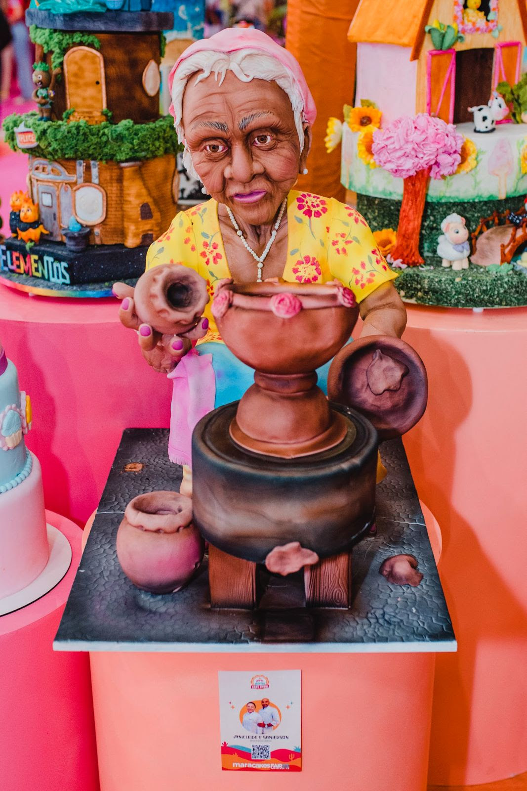 Bolos artísticos na Mara Cakes Fair — edição anterior